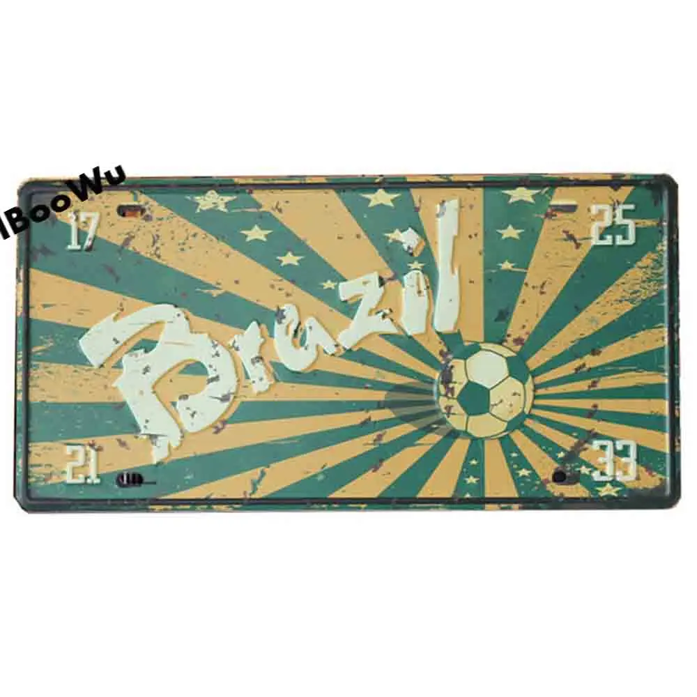 Популярный во всем мире постер для номерного знака города винтажный Настенный