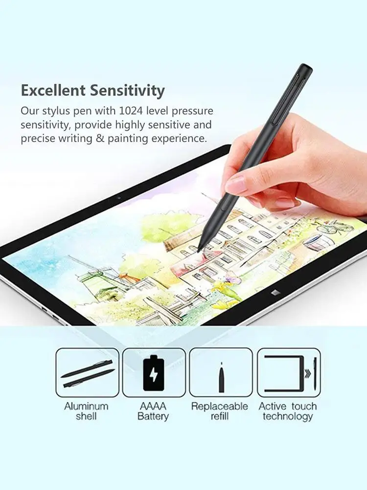 Ручка-стилус с сенсорным экраном для microsoft Surface Go Pro5 4 3 Book для hp X360 ASUS Transformer T3 Series аксессуары