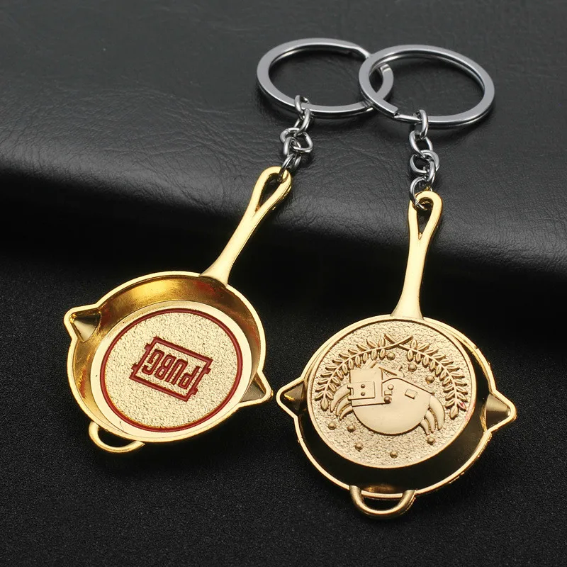 1 шт PUBG мобильное оружие Модель подвеска для ключей курица игра есть 12 см брелок |