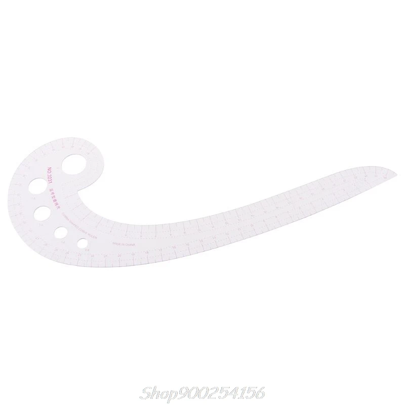 

Sewing Ruler Comma Shaped French Curve Plastic Tailor Drawing Craft Tool DIY S19 20 Dropshipping