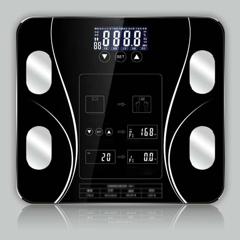 

body Fat Scale BMI Scale Balance Household LED Digital Weighing Scale Smart Electronic Scale Bath Scales