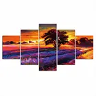 Сельская местность пейзаж 5 шт. настенная Печать на холсте HD Современная печать постеры картины масляная живопись гостиная домашний декор картины