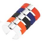 Ремешок для часов мужской, резиновый, с застежкой-бабочкой, 1416182022 мм