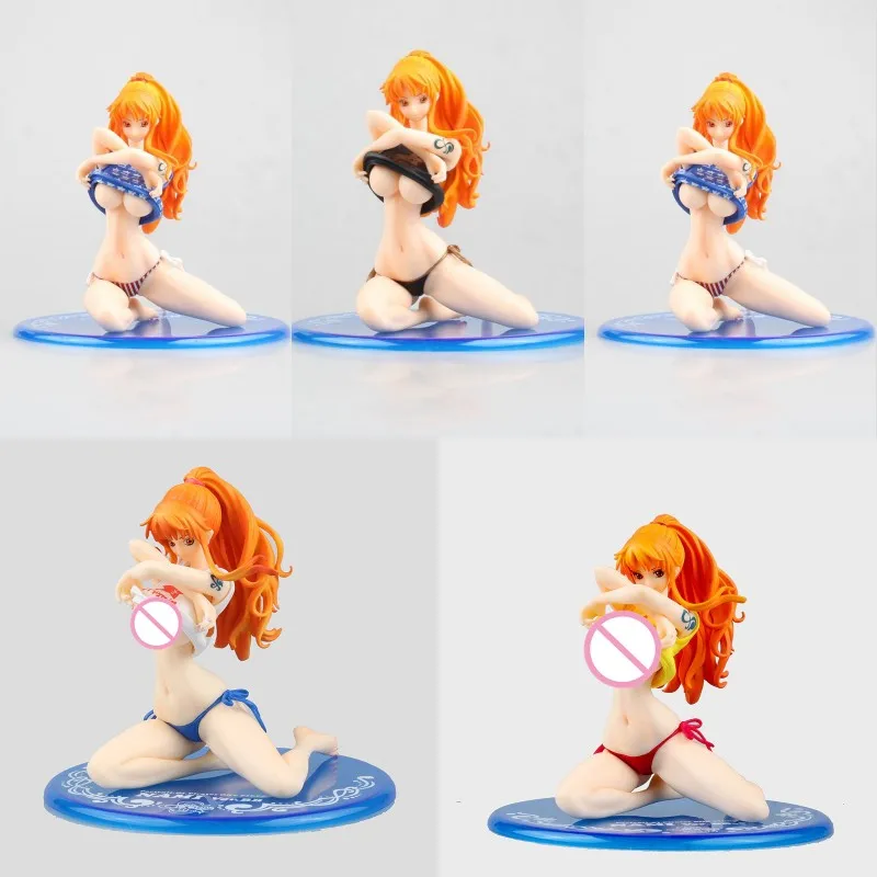 Аниме слитный купальник Nami 2 0 Ver ПВХ фигурка Коллекционная модель кукла игрушка 14