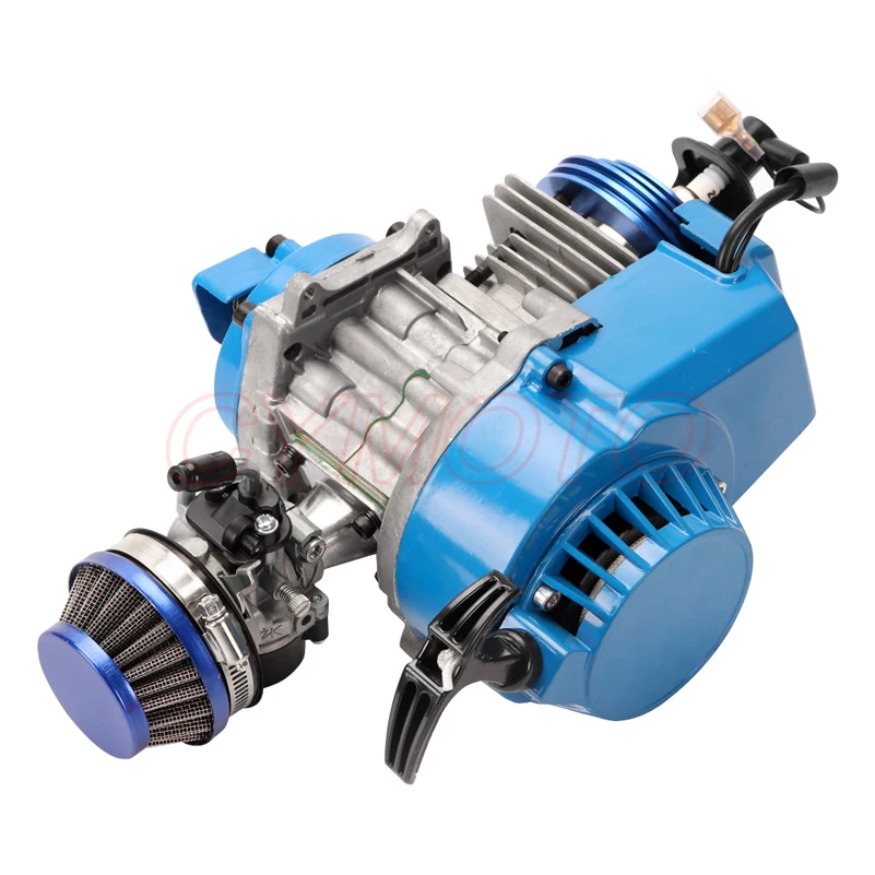 49cc 2-Stroke Pocket Bike Engine Motorcycle Motor Air Filter Pullstart Quad Cross ATV | Автомобили и мотоциклы