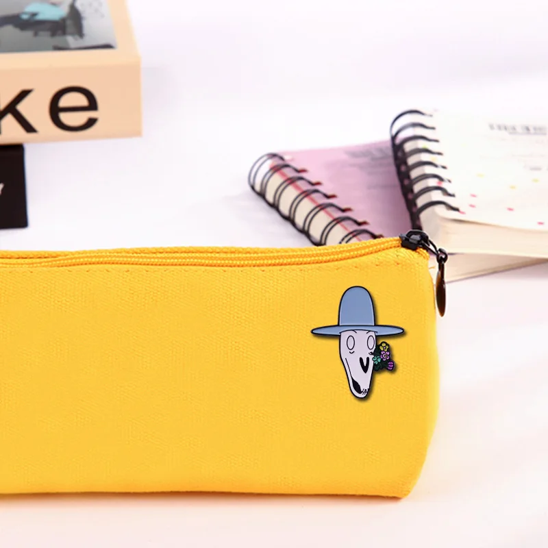 Милый альтернативный жесткий эмалированный штифт с черепом розовым готическим