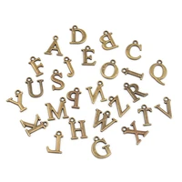 capital alphabet a z charms zinc based alloy letter pendants antique silver color bronze mixed 16mm x 12mm 1 set 26 pcsset