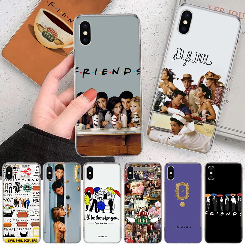 

New Central Perk Coffee friend tv show Soft Phone Case For IPhone 11 12 13 14 Pro MAX XR X XS Mini Apple 8 7 Plus 6 6S SE 5S Fun