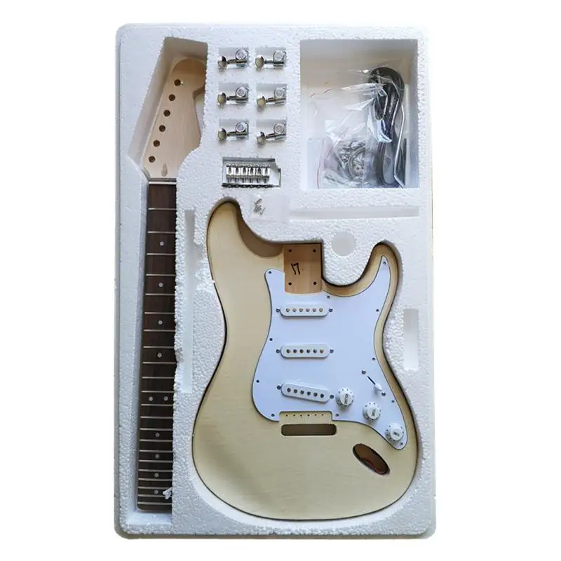 Материалы для изготовления электрогитары аксессуары тигровая кожа клен твердая