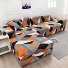 Геометрический эластичный чехол для дивана, универсальный эластичный чехол для дивана разной формы, чехол для дивана, кресла для влюбленных, L-образный чехол для дивана