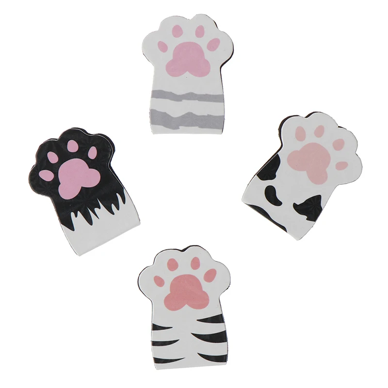 

4pcs/Set Cute Cat Paw Magnetic Bookmarks Books Marker of Page Stationery School Office Supply Student Prize