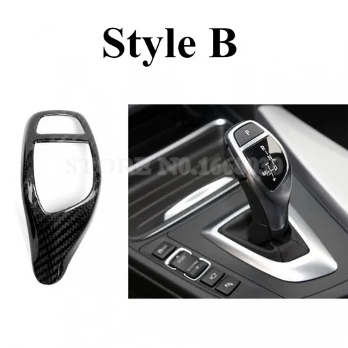Рукоятка рычага переключения передач из углеродного волокна Накладка для BMW X5 X6