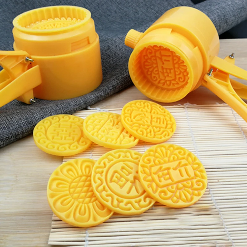 

Plastic Mooncake Mold Cookie Cutter With Cookie Stamp Chocolate Moon Cake Mould Moon Cake Mold/Press Cookie