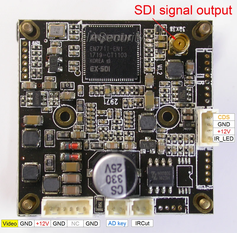 SDI HD-SDI 1080P @ 30FPS 1/2.8 "датчик STARVIS IMX307 CMOS + модуль платы камеры EyeNix EN771 моторизованный