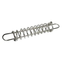 isure marine 1pcs stainless steel boat anchor dock line mooring spring 11mm x 410mm