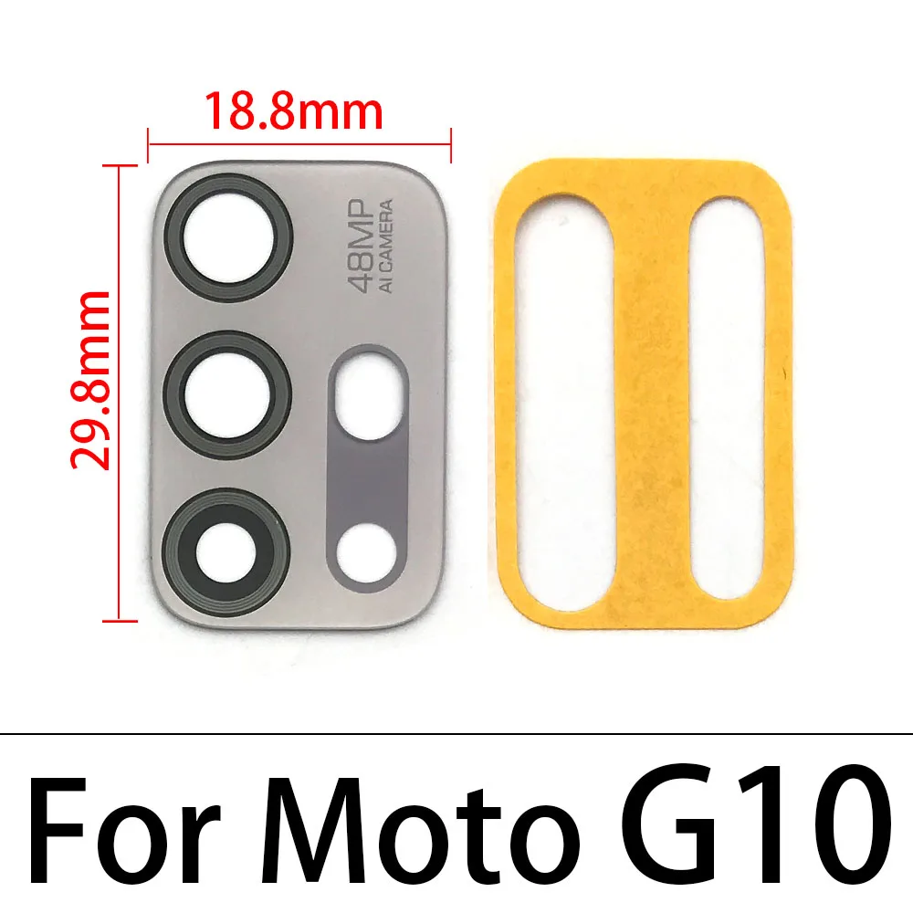 Новая стеклянная крышка для объектива задней камеры с клеем стикер Moto E4 G4 G5s G6 G7 G8
