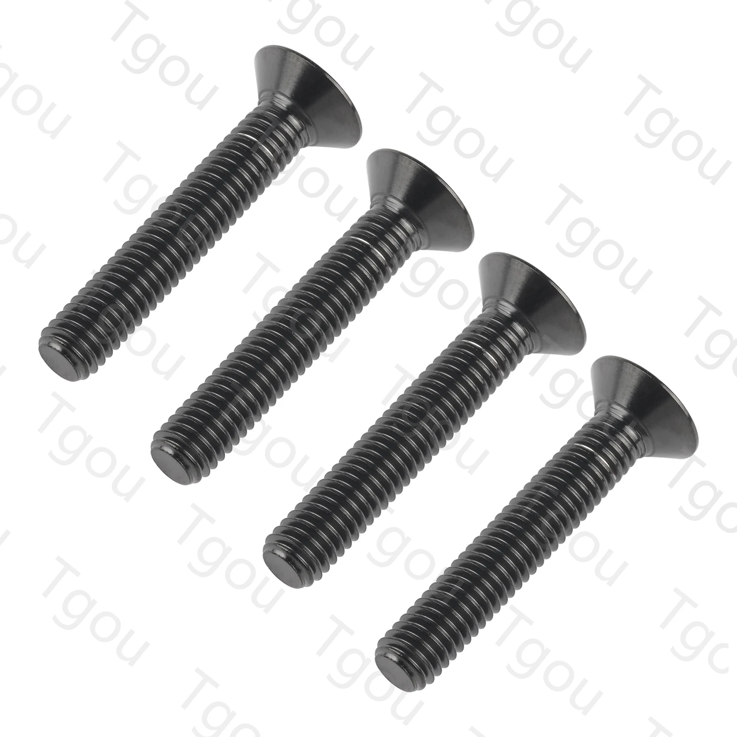 Титановый болт Tgou M6x10/15/20/25/30/35/40/45 мм плоский шестигранный винт с потайной