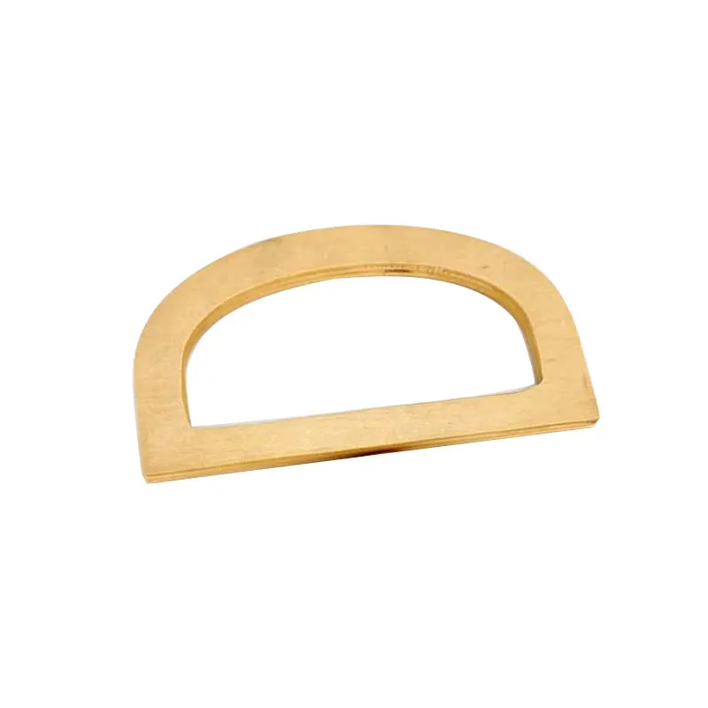 

D Shape Round Wood Bag Handle for Handcrafted Handbag Purse Frame DIY Bags Accessories New Fashion Bag Handles