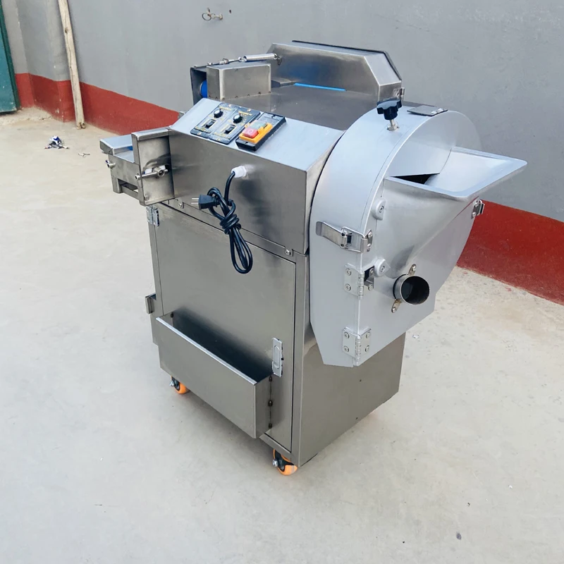 

110V 220V Output Capacity Vegetable Cutter Machine Multifunction Shallot Onion Slicer Dicing Machine