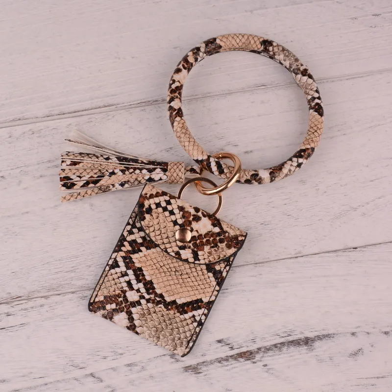 Новинка 2020 хит продаж сумка для ключей женщин и мужчин Леопардовый бумажник с