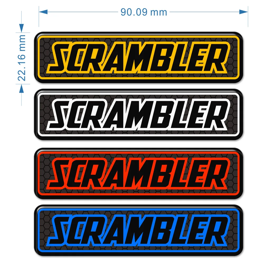 Emblem Badge Logo For DUCATI scrambler Tank Pad Stickers Decal Protector Fairing Motorcycle Accessories 2013 2014 2016 2019 2020