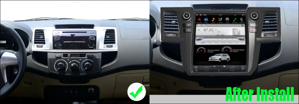 ZaiXi мультимедиа для Android gps для Toyota Fortuner REVO 2004~ радио вертикальный автомобильный сенсорный экран в стиле Tesla экран радио видео USB dab