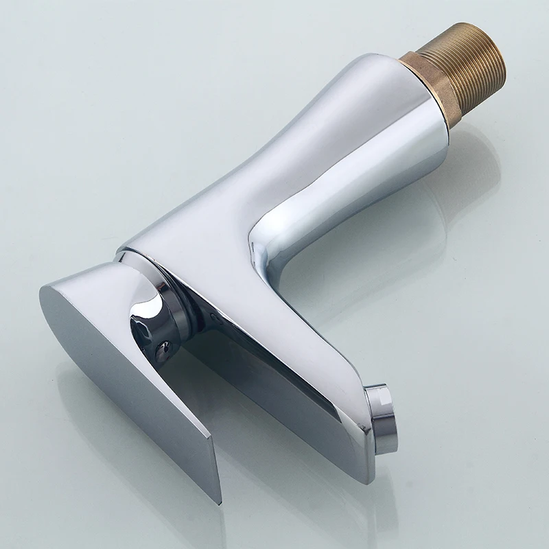 Мини стильный элегантный смеситель для ванной комнаты латунный Смеситель