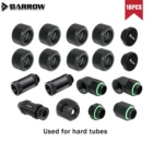 Комплект фитингов для кургана OD12mm14mm16mm ручной Компрессионный фитинг для жесткой трубкижесткие трубки водяного охлаждения металлический соединитель G14 фитинг