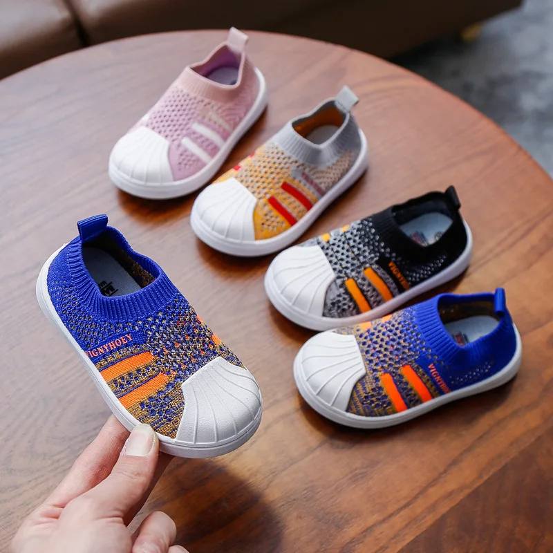 

New Brand Mesh Children Shoes Soft 5 Stars Baby Girls Boys Sneakers Infant Tennis Comfortable Breathable Kids Shoes