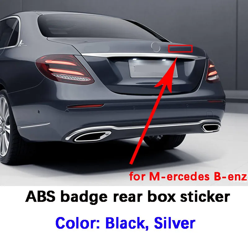 1 шт. автомобильный значок для багажника Mercedes Benz A C E R M Class CLA GLA AMG W204 W210 W124 W205 W203