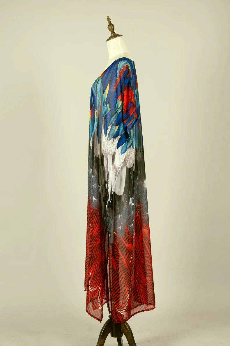 

Beach Bathing suit cover ups Chiffon Beach Dress Women Beachwear Bikini cover up Saida de Praia