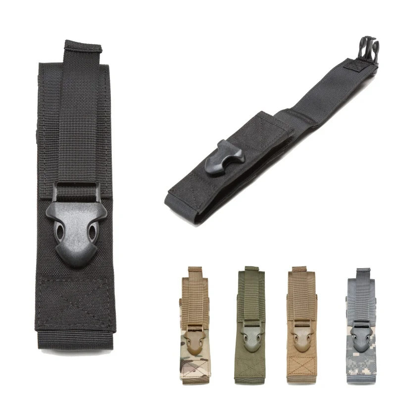 

1000D Nylon Flashlight Molle Pouch Molle System Military Accessories Airsoft Hunting Tool Durable Pouch Molle Clip 5 Colorsym