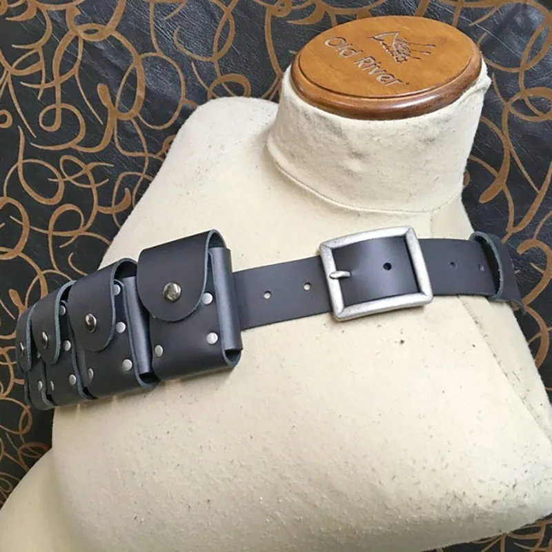 Средневековый стимпанк Bandolier Nerf Боевая сумка через грудь картридж ремень ниндзя