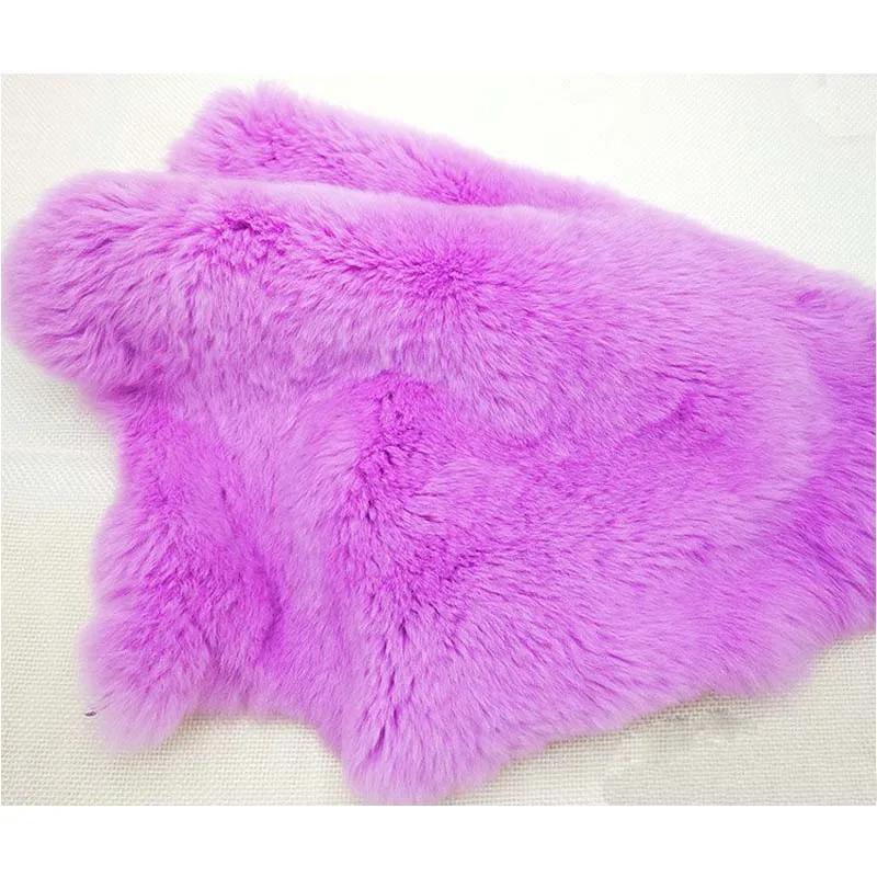 Целый кусок Настоящий мех кролика натуральный хорошего натуральная кожа с