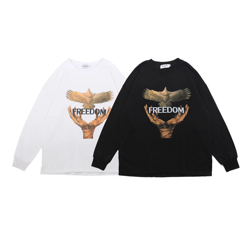 

2021 New Korean Long Sleeved Pullovers Women Sweatshirt Oversized Harajuku Clothes Coat Sweatshirt Women Blouse Printing Top