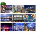 YUMEART Cith Night View Алмазная вышивка сделай сам Статуя Свободы алмазная живопись вышивка крестиком Стразы мозаика Нью-Йорк