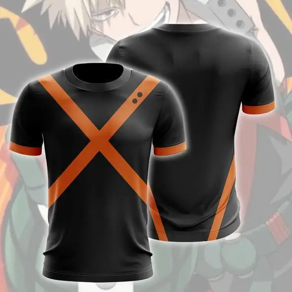 My Hero Academia Bakugou Katsuki Cosplay Costume Hoodies 3D printed zip-up hoodies for men women sport sweater | Тематическая