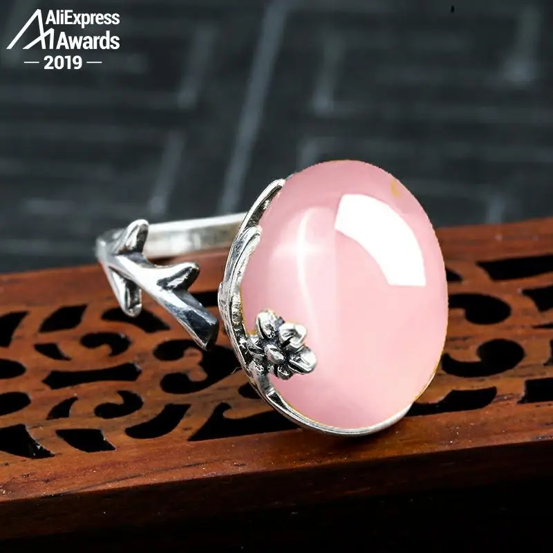 Серебряные кольца с рубинами в австралийском стиле 10*14 мм 6 18 распродажа