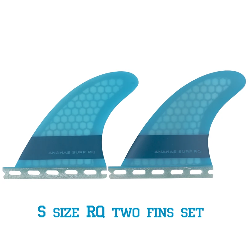 RQ two fins set Ananas Surf ласты для серфинга, два 2 плавника, quad, будущая Базовая Плавник Набор kitesurfboard wakesurf sup аксессуары - Цвет: RQ two fins set