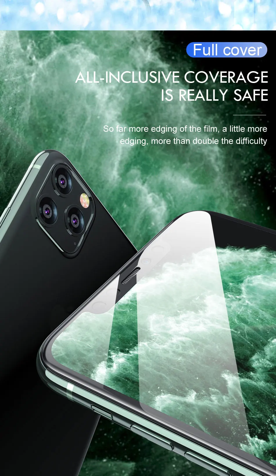 200D изогнутое закаленное стекло для iPhone 11 Pro Max Защитное стекло для iPhone X XS Max XR 6 6s 7 8 Plus 11 защита экрана