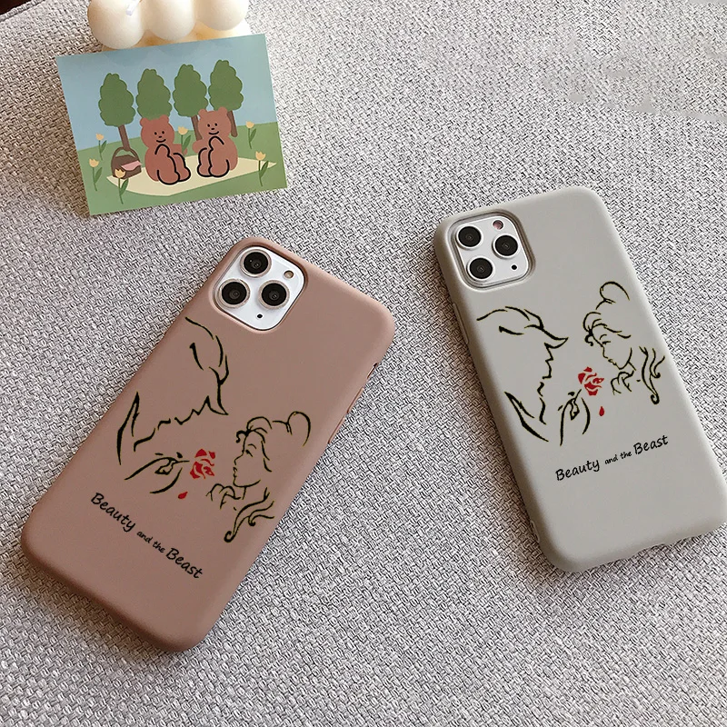 Чехол для телефона Красавица и Чудовище Samsung Galaxy S10 S10e S9 S8 S7 S6 Plus Lite edge мягкий