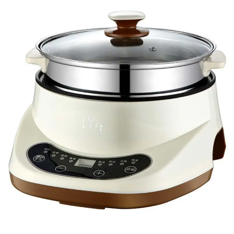Smart Electric Hot Pot Multi-function Cooking Frying Pan Household Non-stick Dormitory Rice Porridge Making Steamer | Бытовая техника