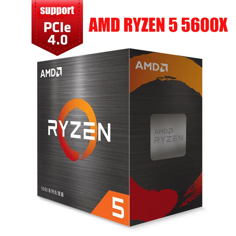 

AMD Ryzen 5 5600X Desktop Processors 3.7GHz 32M Cache 65W 7nm Six-core 3200MHz Socket AM4 Support B550/X570 Series Motherboard