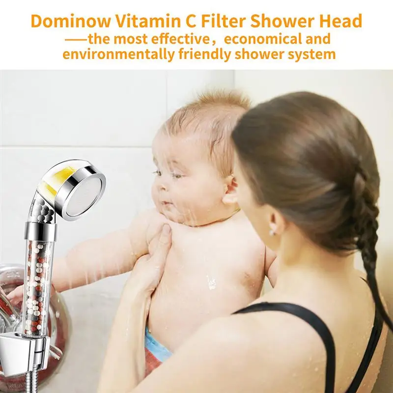 Насадка для душа с витамином C ионный фильтр высокого давления Rainfull шлангом