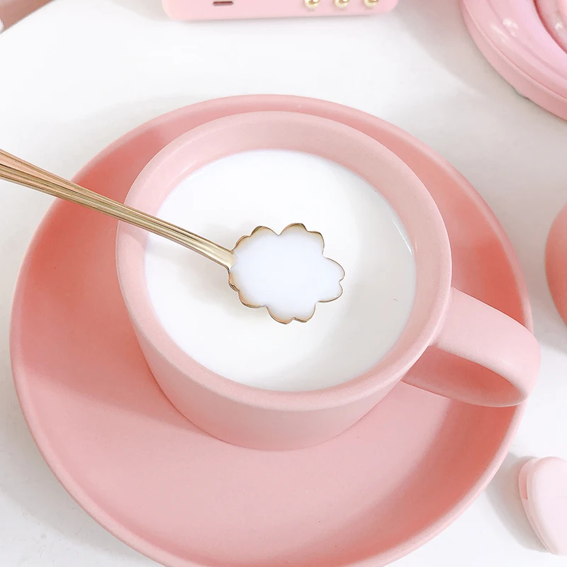 Розовая кружка для макарона креативная простота в стиле Ins Подарочный набор с