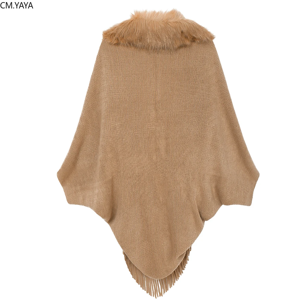 Зимние женские элегантные большого размера с длинным рукавом свитера бахромой