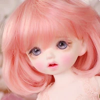 full set 16 bjd doll carol girl pink hair dress adult kid exquisit toys 27cm model mini baby best gift birthday resin sd
