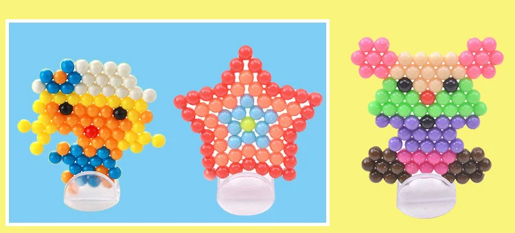 350 шт. водные бусины игрушки для детей Pegboard бусины для девочек diy подарок для творчества рукоделие орбиты мелкая моторика Новинка