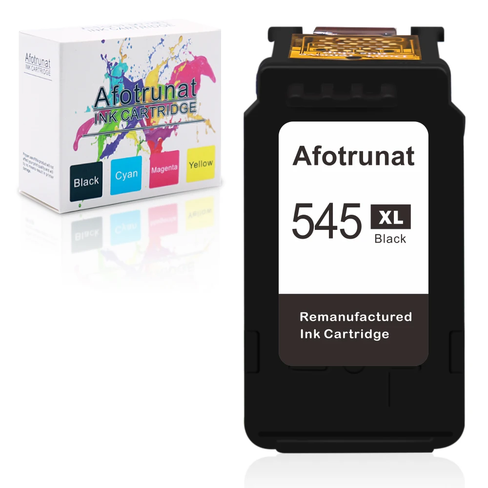 Afotrunat remanufactured ink cartridge for Canon 545 XL PG-545XL black with Pixma MG2450 MG2550S TS3151 TS3150 TS3350 MG3050 TR4550 TS205 MX495