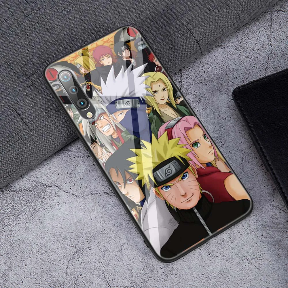 TG15 Lavaza Hokage Наруто Какаши Япония Аниме закаленное стекло мягкий чехол для Xiaomi Redmi Note 5 6 7 Pro mi A1 A2 8 Lite 9 F1 TPU чехол - Цвет: TG15